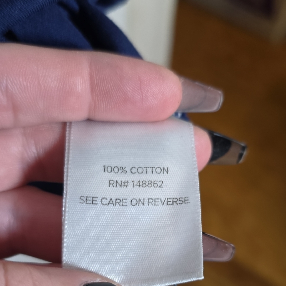 198 Torrid 3 3X Blue Tee with White Text Another Fine Day Run By Responsibility - Picture 4 of 5